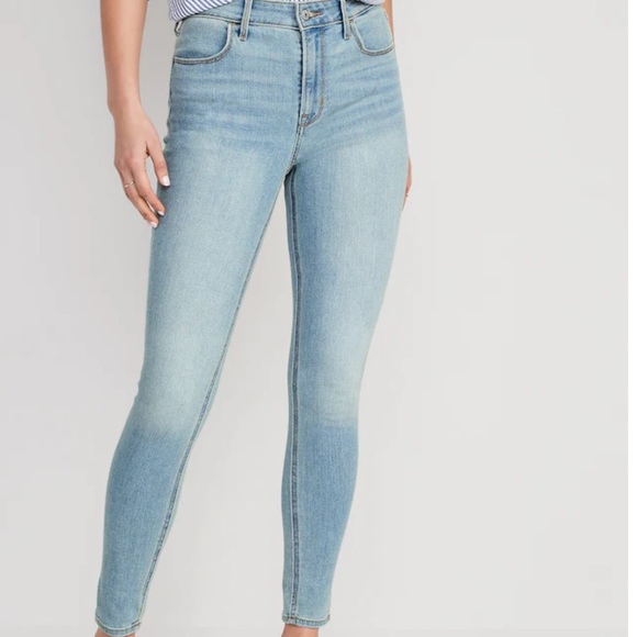 NWT OLD NAVY High-Waisted Wow Super-Skinny Jeans Color: San Catarina - Picture 1 of 11